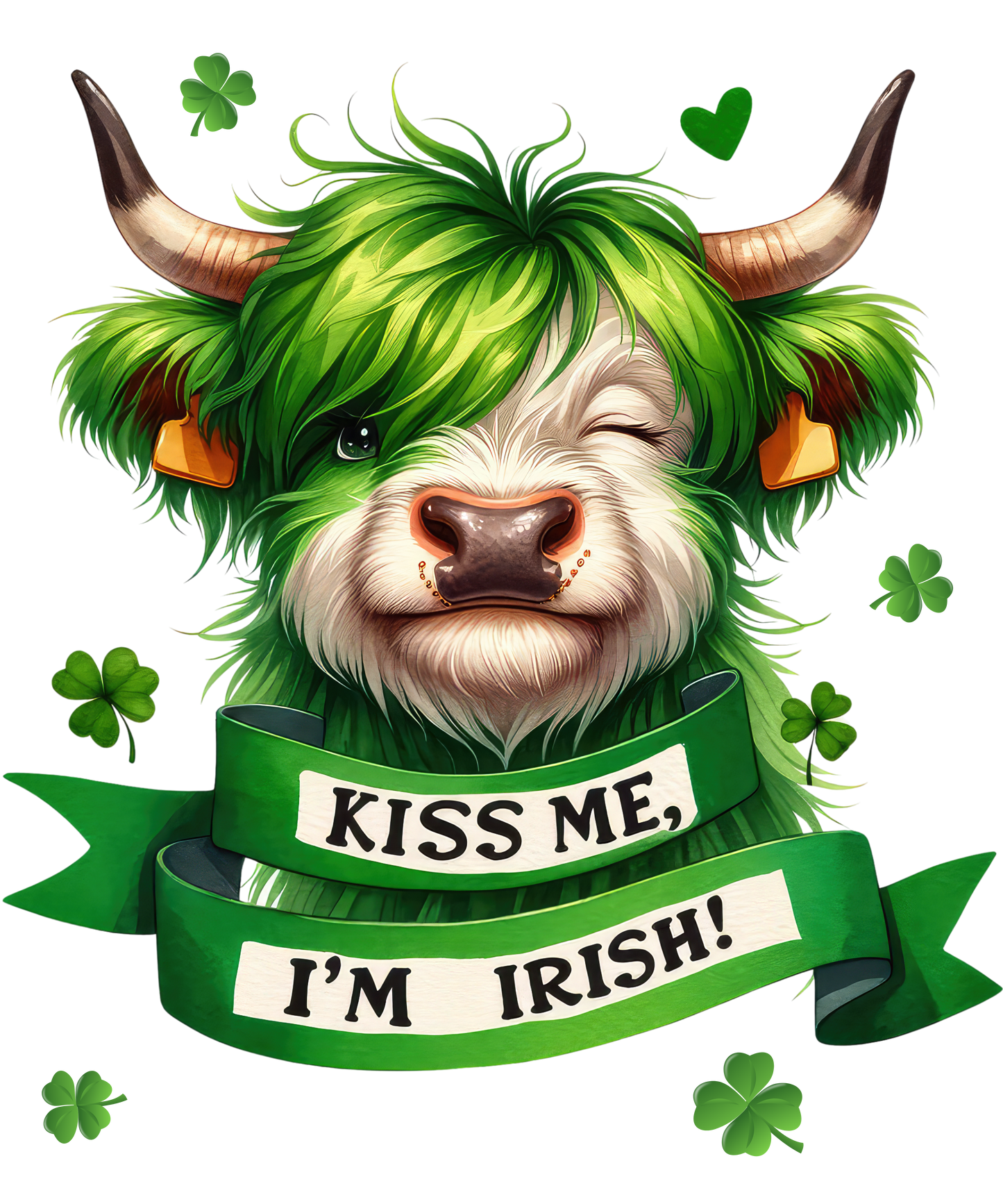 Kiss Me Im Irish Calf T-Shirt