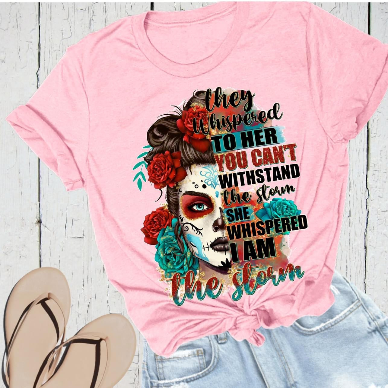 Sugar Skull with Quote T-Shirt