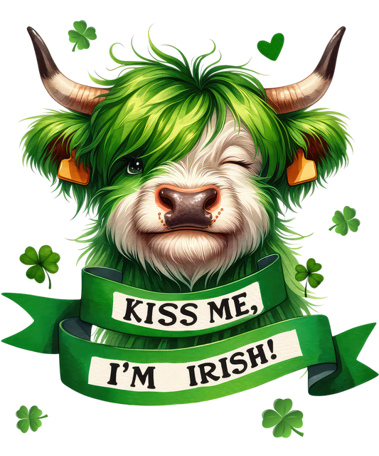 Kiss Me Im Irish Calf T-Shirt